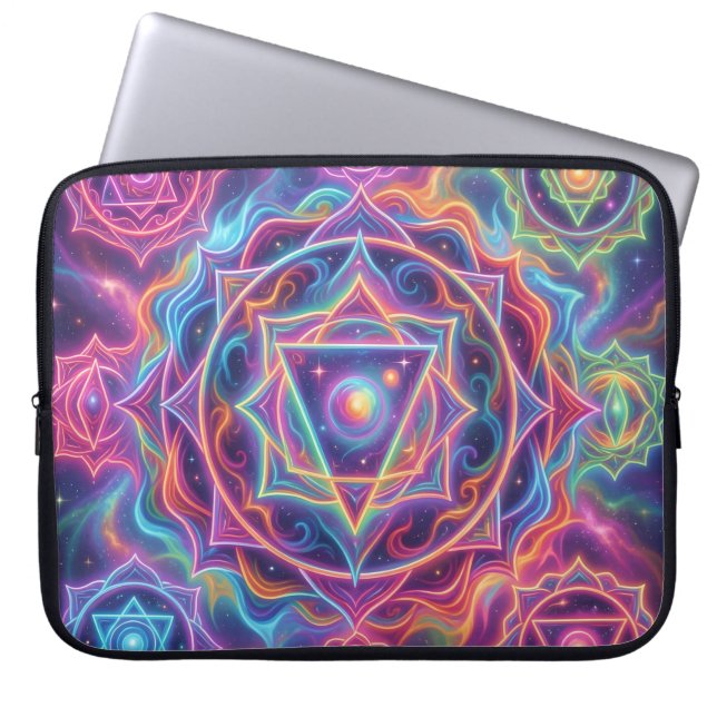 Housse Pour Ordinateur Portable Die 7 Chakren´10 (Devant)