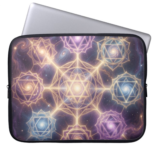 Housse Pour Ordinateur Portable Die 7 Chakren´7 (Devant)