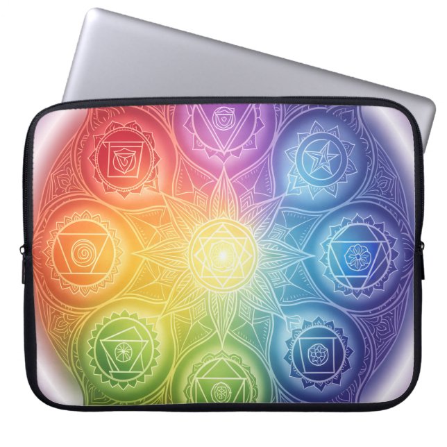 Housse Pour Ordinateur Portable Die 7 Chakren´9 (Devant)