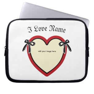 Housse Pour Ordinateur Portable Dingus Bows & Heart Personnalisé