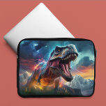 Housse Pour Ordinateur Portable Dinosaur T-Rex Dino Monts Stormy<br><div class="desc">Dinosaur T-Rex Dino Stormy Mountains Laptop Sleeve dispose d'un dinosaure T-Rex avec des montagnes enneigées et un ciel orageux. Parfait comme cadeau pour anniversaire,  Noël,  vacances et plus encore. Conçu par ©Evco Studio www.zazzle.com/store/evcostudio</div>