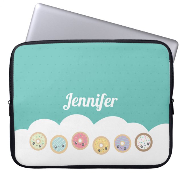 Housse Pour Ordinateur Portable Dinuts doux (Devant)