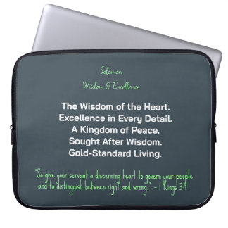 Housse Pour Ordinateur Portable Discerning Heart Excellence Laptop Sleeve