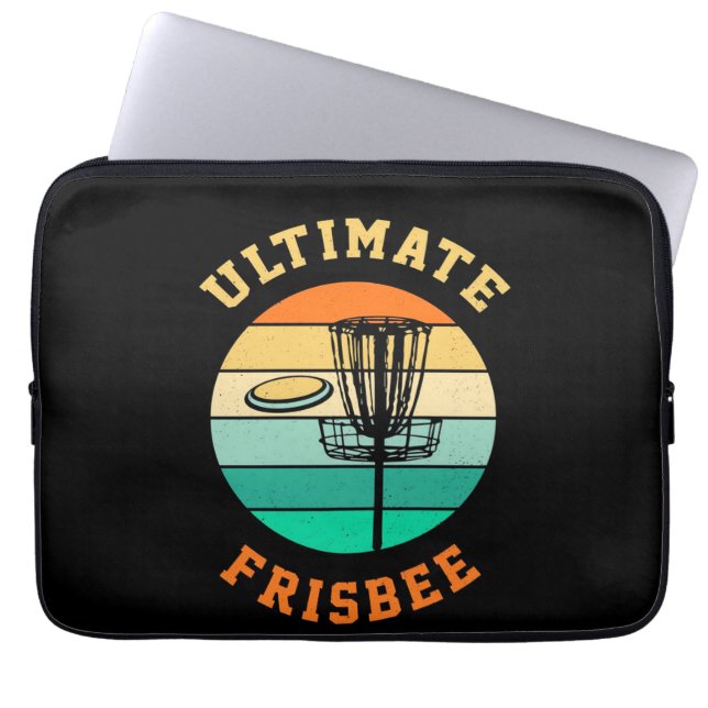 Housse Pour Ordinateur Portable Disque Golf Ultimate Frisbee (Devant)