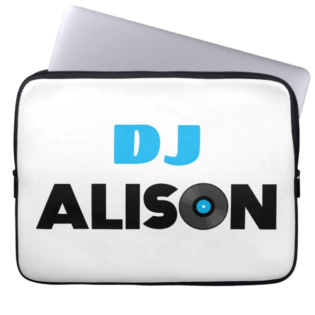 Housse Pour Ordinateur Portable DJ Alison (Devant)