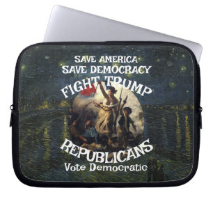 Housse Pour Ordinateur Portable DOD DOJ EPA Parti républicain MAGA États-Unis Amér