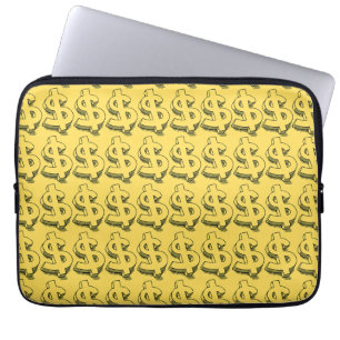 Housse Pour Ordinateur Portable dollar or