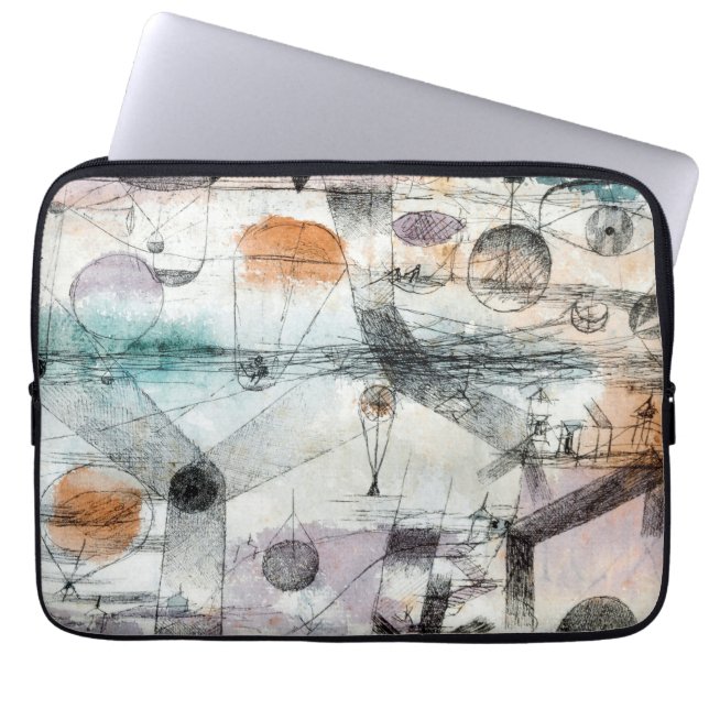 Housse Pour Ordinateur Portable Domaine d'Air Paul Klee Expressionniste Abstrait (Devant)