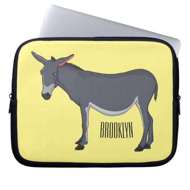 Housse Pour Ordinateur Portable Donkey cartoon (Devant)