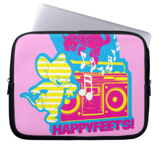 Housse Pour Ordinateur Portable Dope bat les pieds heureux