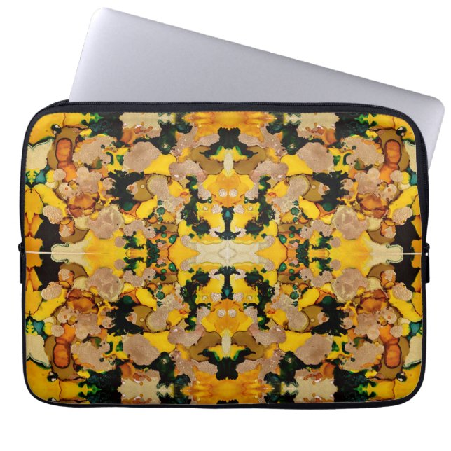 Housse Pour Ordinateur Portable Doré (Devant)