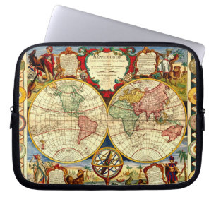 Housse Pour Ordinateur Portable Douille antique d'ordinateur portable d'art de