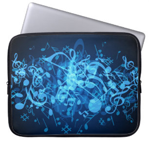 Housse Pour Ordinateur Portable Douille bleue d'ordinateur portable de motif de