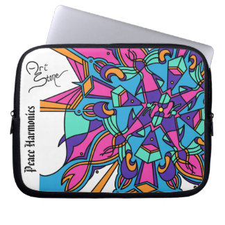 Housse Pour Ordinateur Portable Douille d'harmoniques de paix