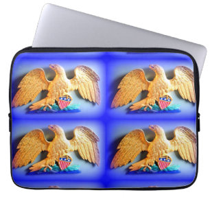Housse Pour Ordinateur Portable douille d'ordinateur portable de 4 aigles d'or