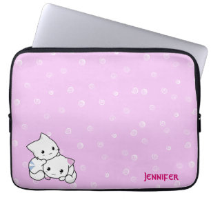 Housse Pour Ordinateur Portable Douille d'ordinateur portable de couples de chat