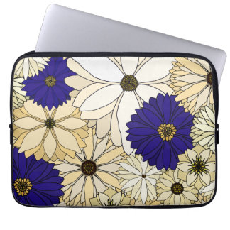 Housse Pour Ordinateur Portable Douille d'ordinateur portable de fleur de marine