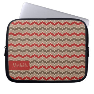 Housse Pour Ordinateur Portable Douille d'ordinateur portable de motif de zigzag
