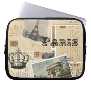 Housse Pour Ordinateur Portable Douille française d'ordinateur portable de collag