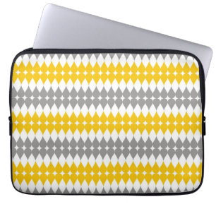 Housse Pour Ordinateur Portable Douille jaune et grise 13 d'ordinateur portable de