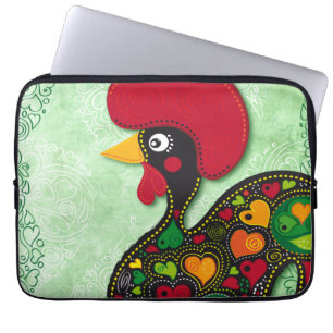 Housse Pour Ordinateur Portable Douille portugaise d'ordinateur portable de coq