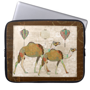 Housse Pour Ordinateur Portable Douille rêveuse d'ordinateur de chameaux