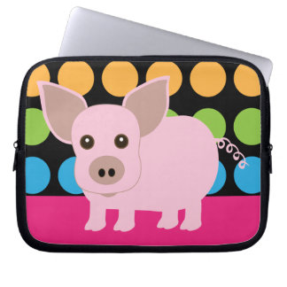 Housse Pour Ordinateur Portable Douille rose d'ordinateur portable de porc