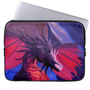 Housse Pour Ordinateur Portable Douille rouge d'ordinateur portable de dragon