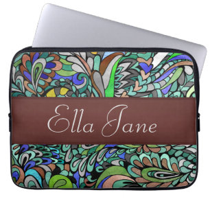 Housse Pour Ordinateur Portable Douille super d'ordinateur portable de paon de