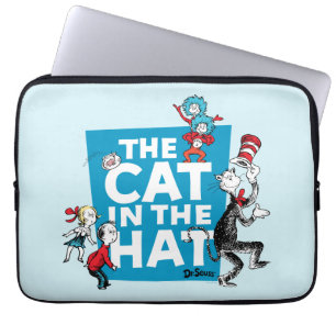 Housse Pour Ordinateur Portable Dr Seuss Chat dans le logo du Casquette - Caract