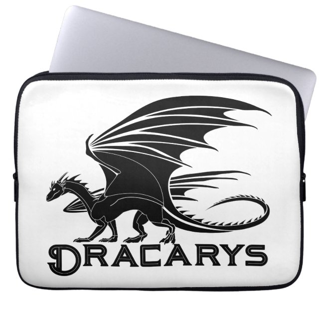 Housse pour ordinateur portable Dracarys Black Dra (Devant)