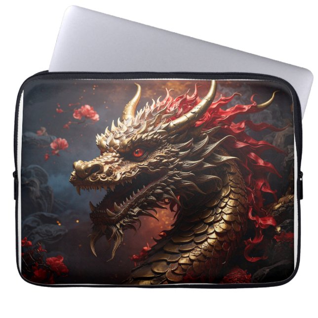 Housse Pour Ordinateur Portable Dragon (Devant)
