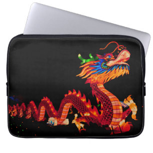 Housse Pour Ordinateur Portable Dragon de défilé chinois