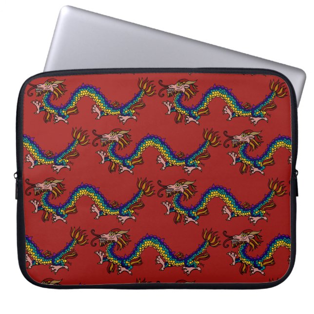Housse Pour Ordinateur Portable Dragon oriental (Devant)