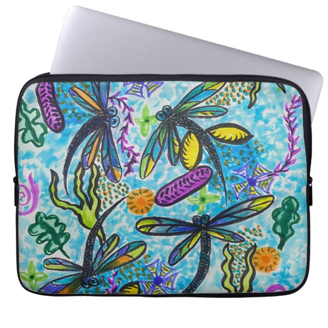 Housse Pour Ordinateur Portable Dragonfly Fantasy  (Devant)