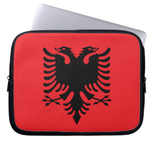 Housse Pour Ordinateur Portable Drapeau albanais