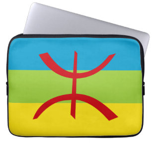 Housse Pour Ordinateur Portable Drapeau Amazigh Drapeau Berber Drapeau Kabyles