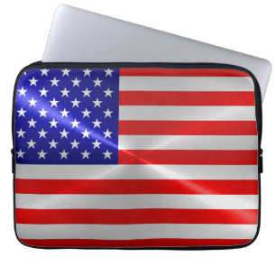 Housse Pour Ordinateur Portable Drapeau américain