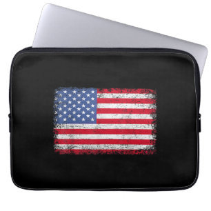 Housse Pour Ordinateur Portable Drapeau Américain Patriotique Pour Hommes Femmes E