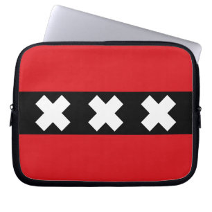 Housse Pour Ordinateur Portable Drapeau Amsterdam