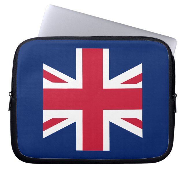 Housse Pour Ordinateur Portable Drapeau anglais patriotique (Devant)