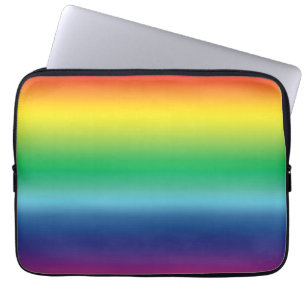 Housse Pour Ordinateur Portable drapeau arc-en-ciel couleur lgbt