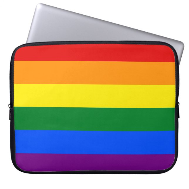 Housse Pour Ordinateur Portable Drapeau arc-en-ciel (LGBT) (Devant)