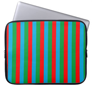 Housse Pour Ordinateur Portable drapeau azerbaïdjanais bandes pays symbole motif r