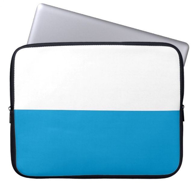 Housse Pour Ordinateur Portable Drapeau bavarois (Devant)