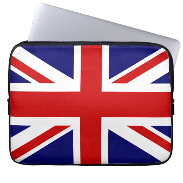 Housse pour ordinateur portable drapeau britanniqu (Devant)