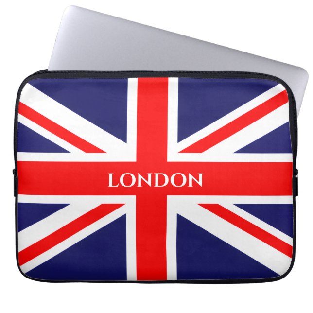 Housse Pour Ordinateur Portable Drapeau britannique (Devant)