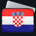 Housse Pour Ordinateur Portable Drapeau croate<br><div class="desc">Le drapeau national de la Croatie.</div>