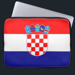 Housse Pour Ordinateur Portable Drapeau croate<br><div class="desc">Le drapeau national de la Croatie.</div>