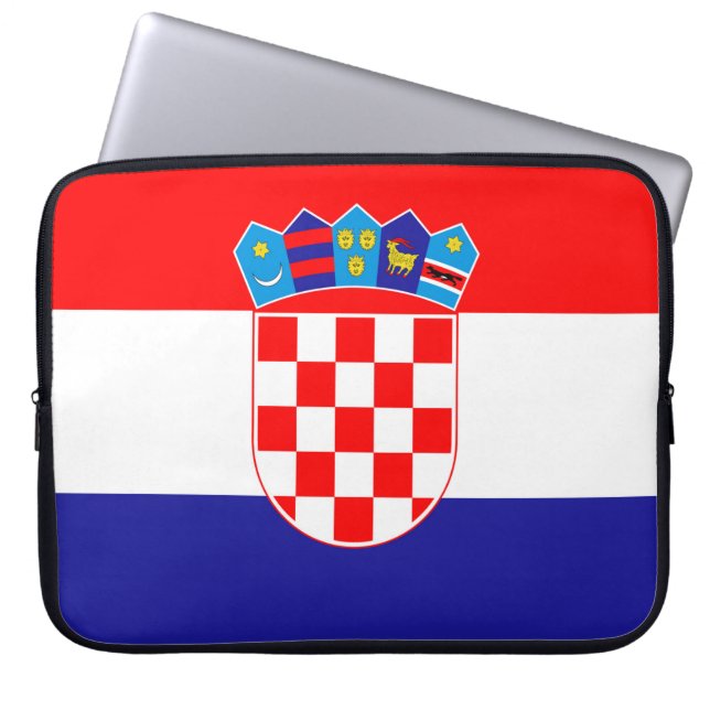Housse Pour Ordinateur Portable Drapeau Croatie (Devant)